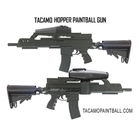 Tacamo G36 Hopper Paintball Gun with Tippmann Cyclone Feed