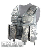 Tactical Ten Paintball Vest, Large Size (MARPAT)