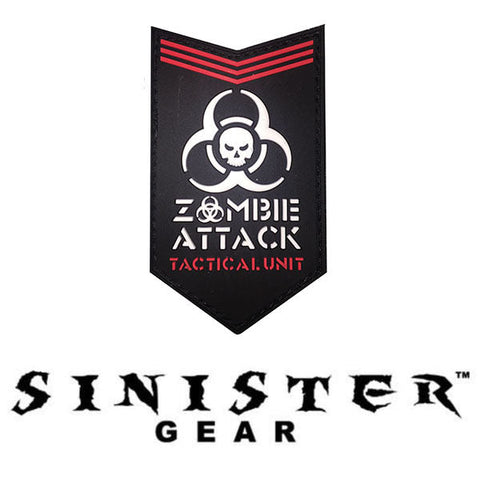 Sinister Gear "Zombie Attack" PVC Patch